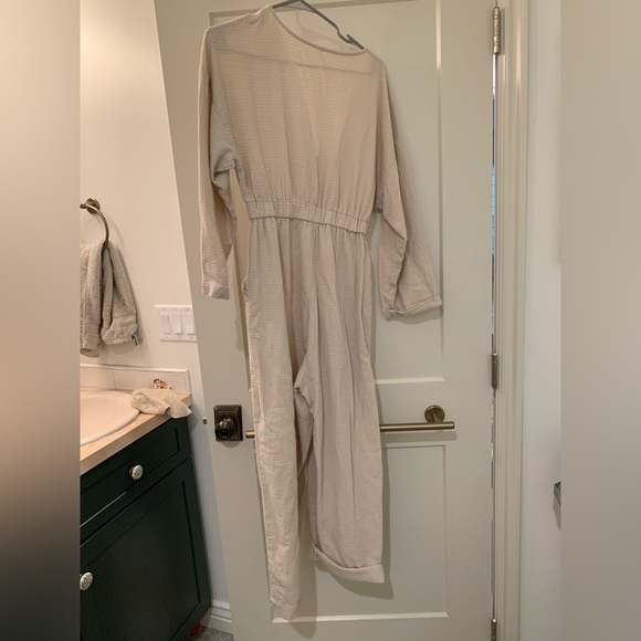 Free People Cream Jumpsuit - Picture 4 of 6